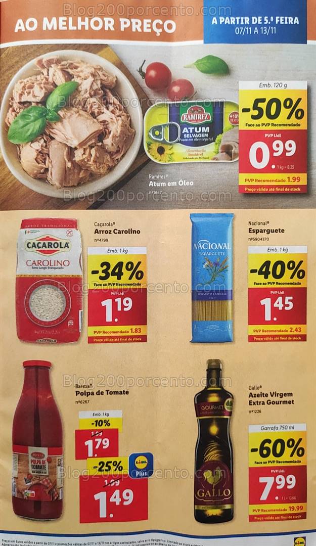 Antevisão Folheto LIDL Promoções de 7 a 13 novembro