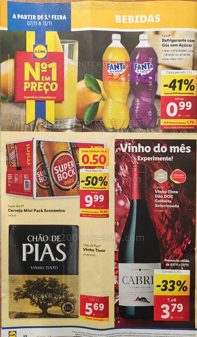 Antevisão Folheto LIDL Promoções de 7 a 13 novembro