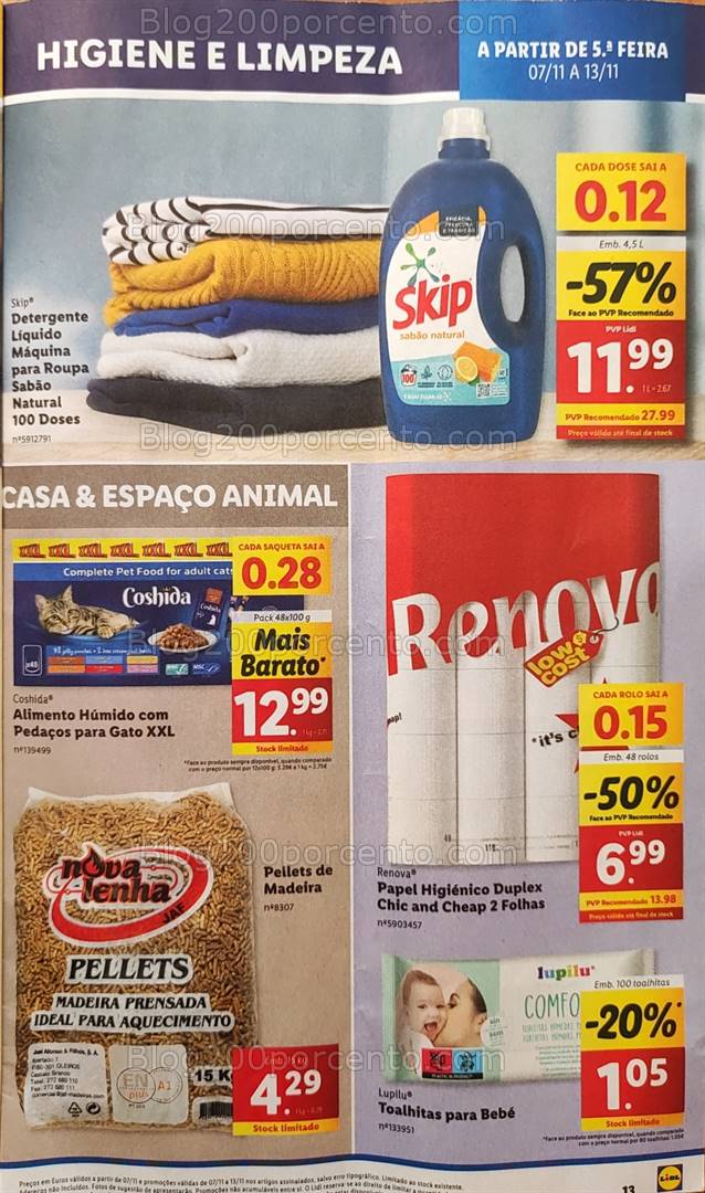 Antevisão Folheto LIDL Promoções de 7 a 13 novembro