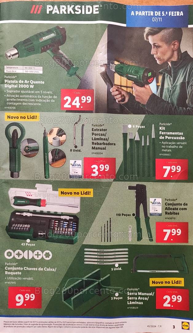 Antevisão Folheto LIDL Bazar Promoções a partir de 7 novembro