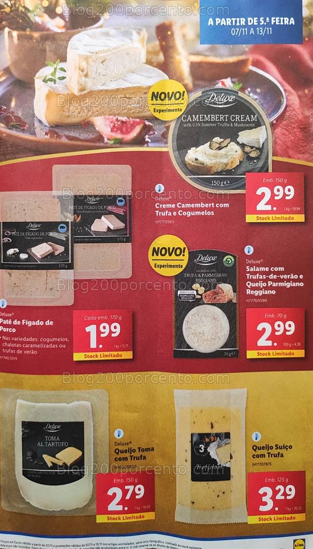 Antevisão Folheto LIDL Promoções de 7 a 13 novembro