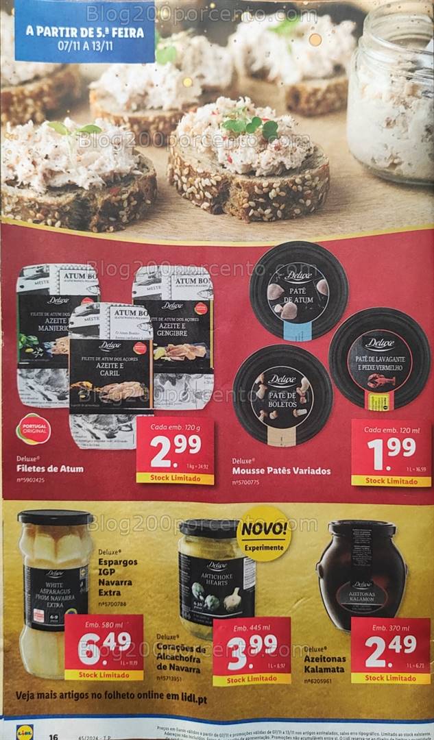 Antevisão Folheto LIDL Promoções de 7 a 13 novembro