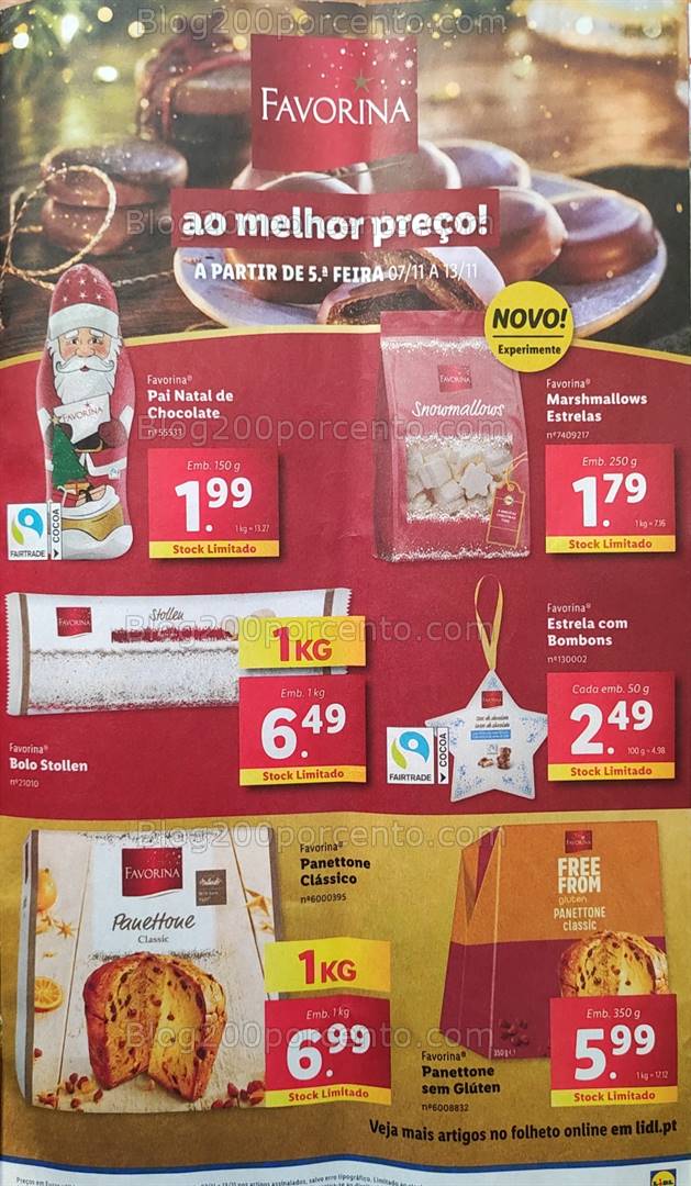 Antevisão Folheto LIDL Promoções de 7 a 13 novembro