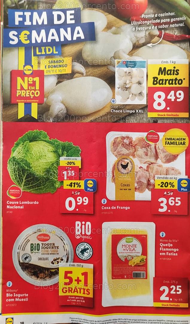 Antevisão Folheto LIDL Promoções de 7 a 13 novembro