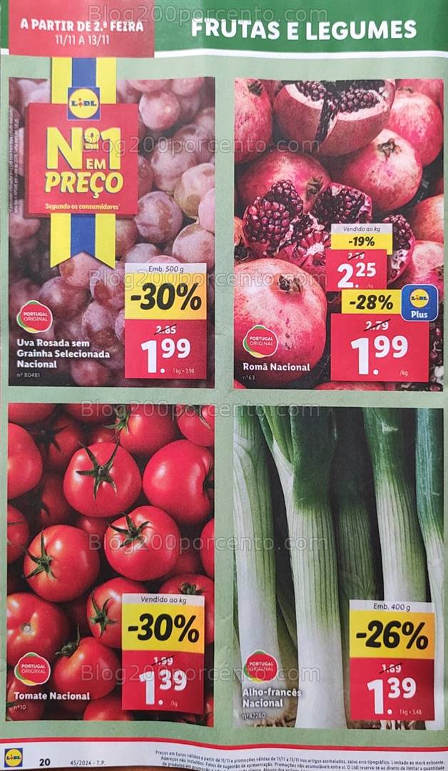 Antevisão Folheto LIDL Promoções de 7 a 13 novembro