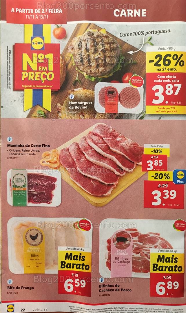 Antevisão Folheto LIDL Promoções de 7 a 13 novembro