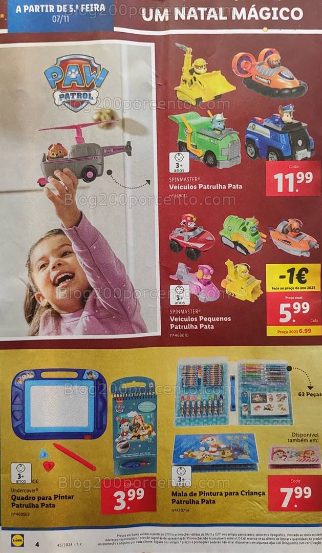 Antevisão Folheto LIDL Bazar Promoções a partir de 7 novembro