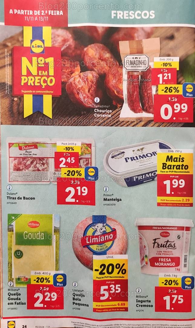 Antevisão Folheto LIDL Promoções de 7 a 13 novembro