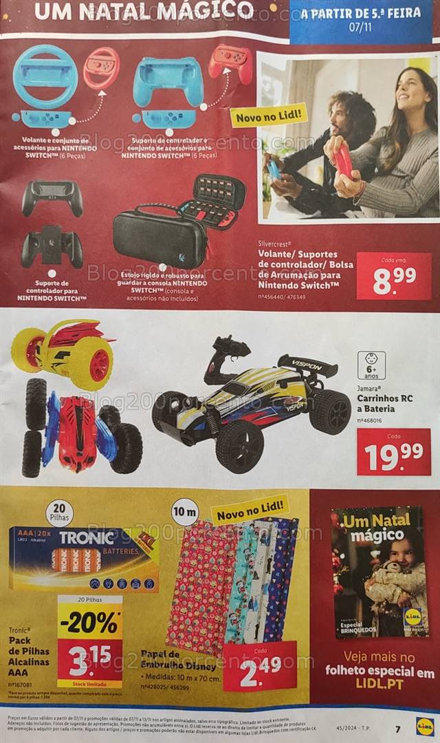 Antevisão Folheto LIDL Bazar Promoções a partir de 7 novembro