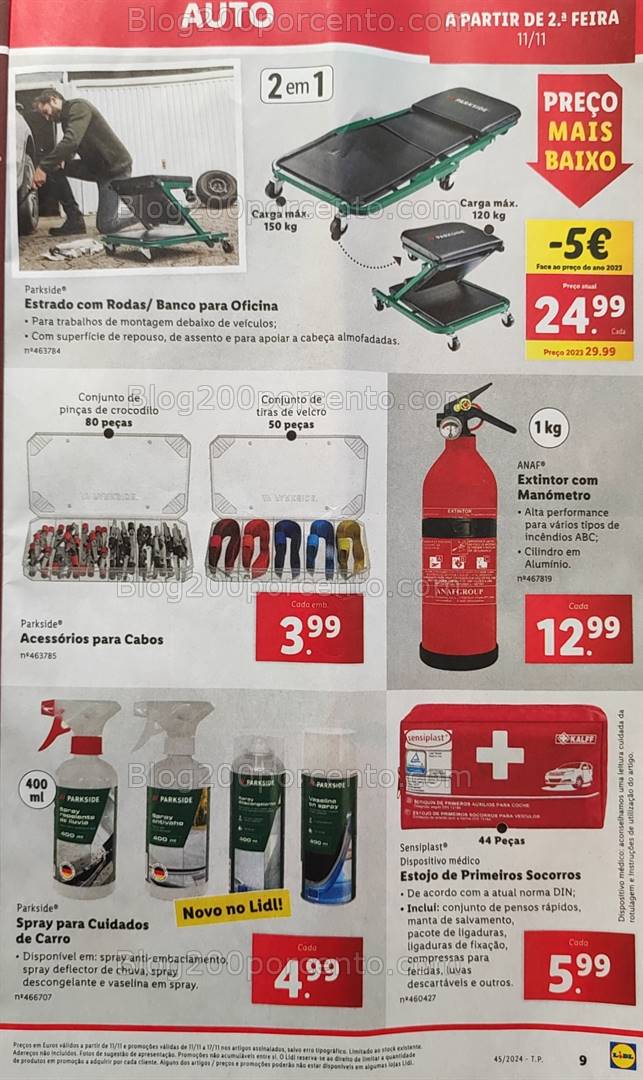 Antevisão Folheto LIDL Bazar Promoções a partir de 11 novembro