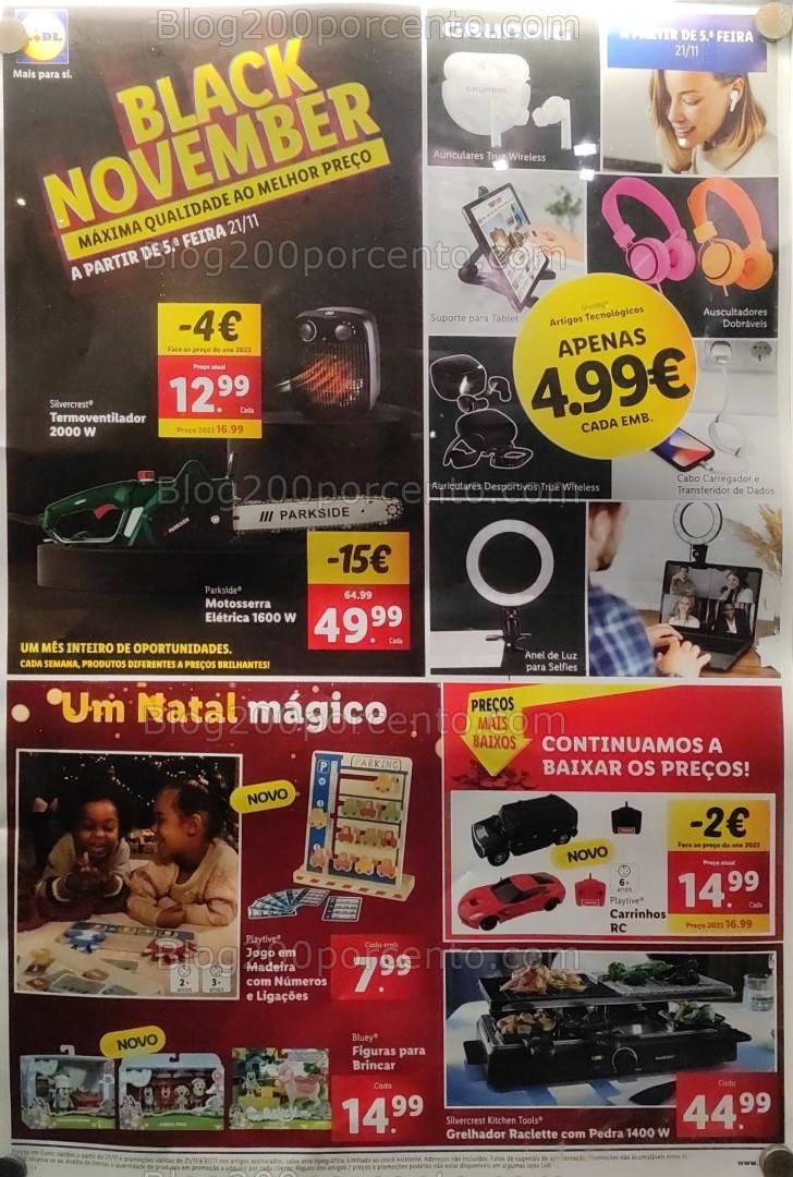 Antevisão Folheto LIDL Bazar Promoções a partir de 21 novembro