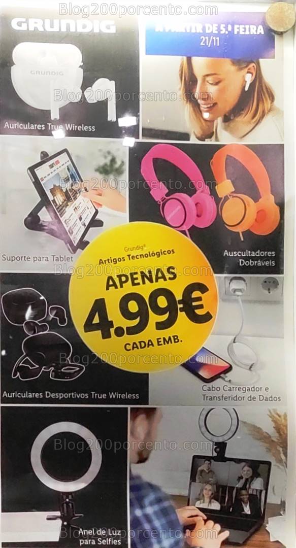 Antevisão Folheto LIDL Bazar Promoções a partir de 21 novembro