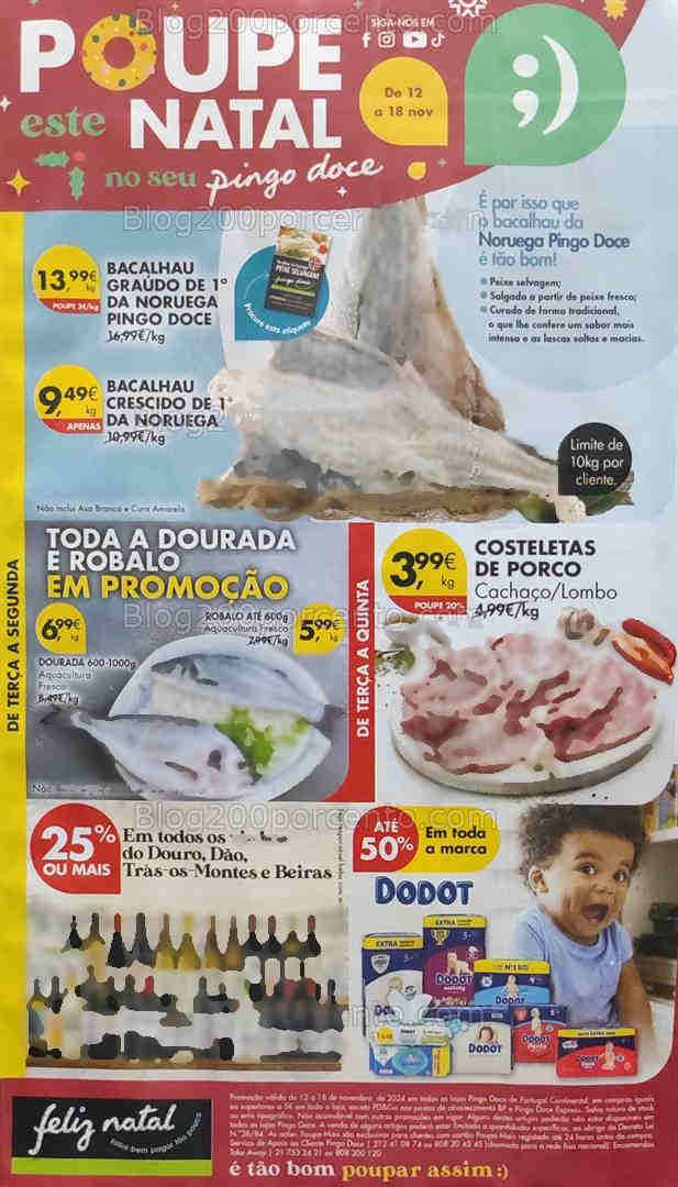 Antevisão Folheto PINGO DOCE Promoções de 12 a 18 novembro