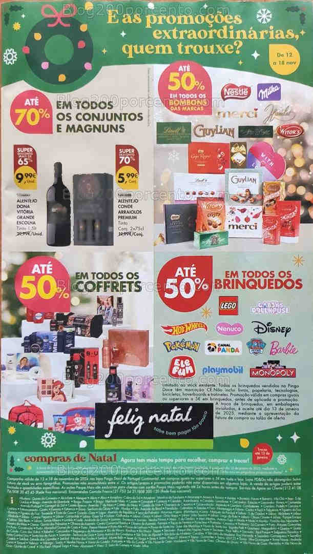 Antevisão Folheto PINGO DOCE Promoções de 12 a 18 novembro