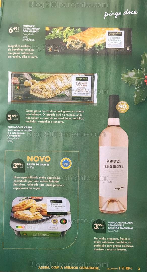 Antevisão Folheto PINGO DOCE Natal Promoções de 19 a 25 novembro