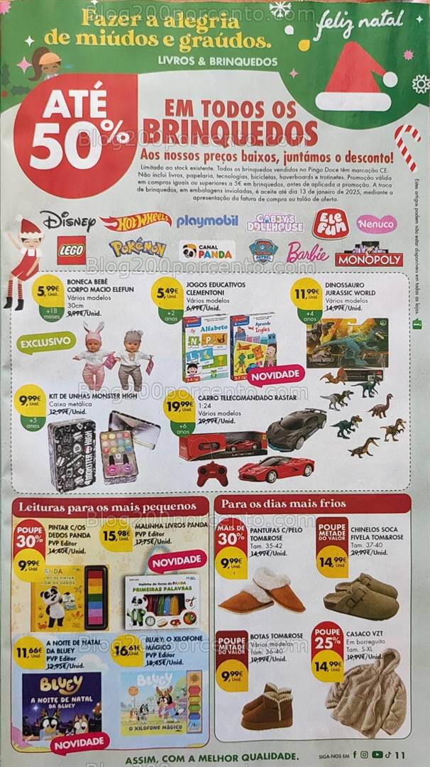 Antevisão Folheto PINGO DOCE Natal Promoções de 19 a 25 novembro