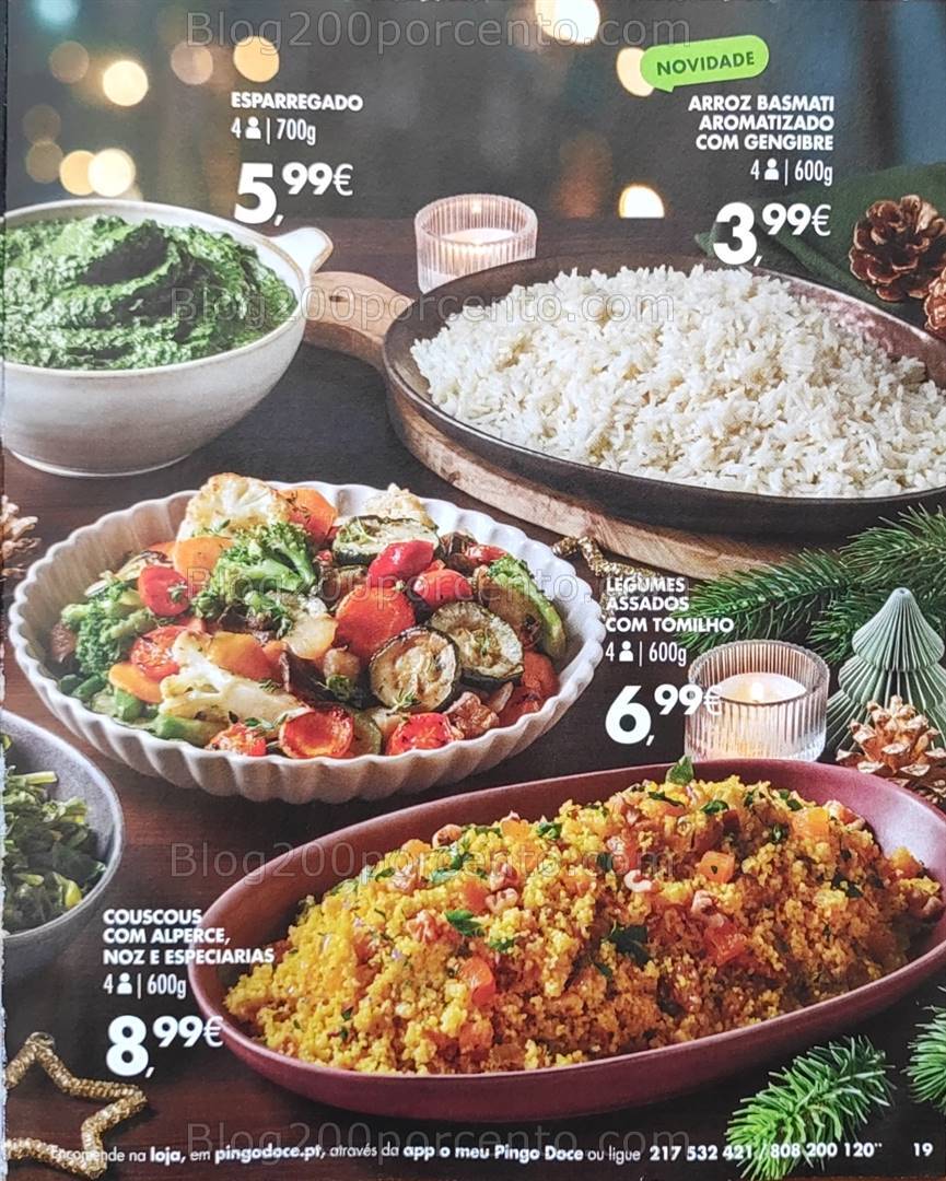 Antevisão Folheto PINGO DOCE Encomendas de Natal e Ano Novo 19 novembro a 17 dezembro