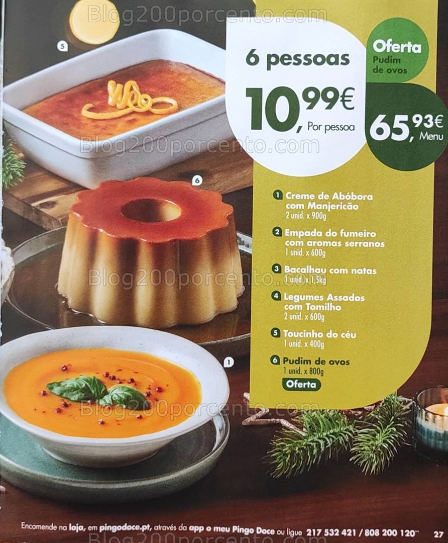Antevisão Folheto PINGO DOCE Encomendas de Natal e Ano Novo 19 novembro a 17 dezembro
