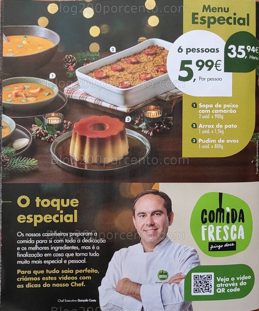 Antevisão Folheto PINGO DOCE Encomendas de Natal e Ano Novo 19 novembro a 17 dezembro