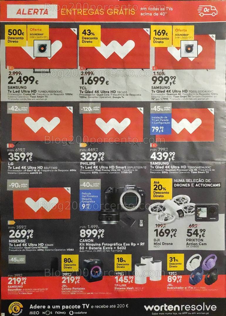 Antevisão Folheto WORTEN Promoções de 5 a 11 novembro