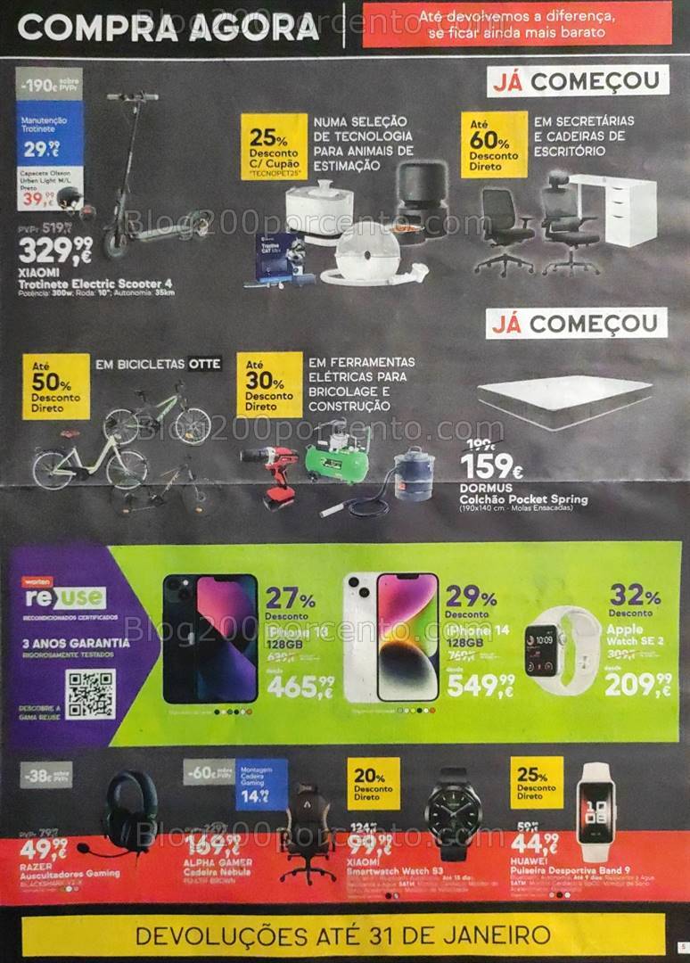 Antevisão Folheto WORTEN Promoções de 5 a 11 novembro