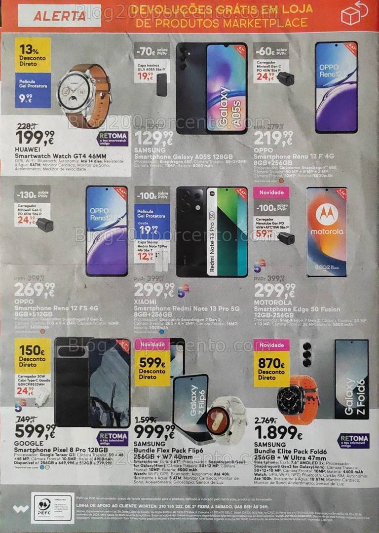 Antevisão Folheto WORTEN Black Friday Promoções de 19 a 25 novembro