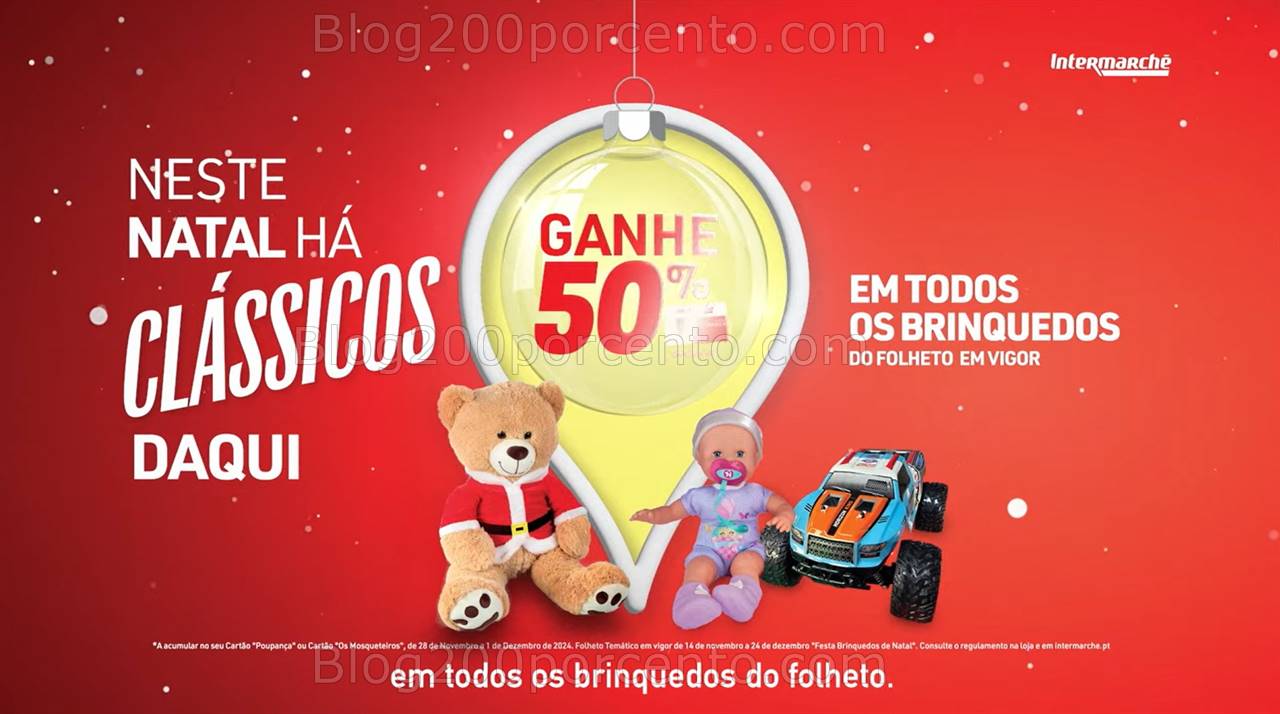 ALERTA - 50% de desconto INTERMARCHÉ Brinquedos - 28 novembro a 1 dezembro