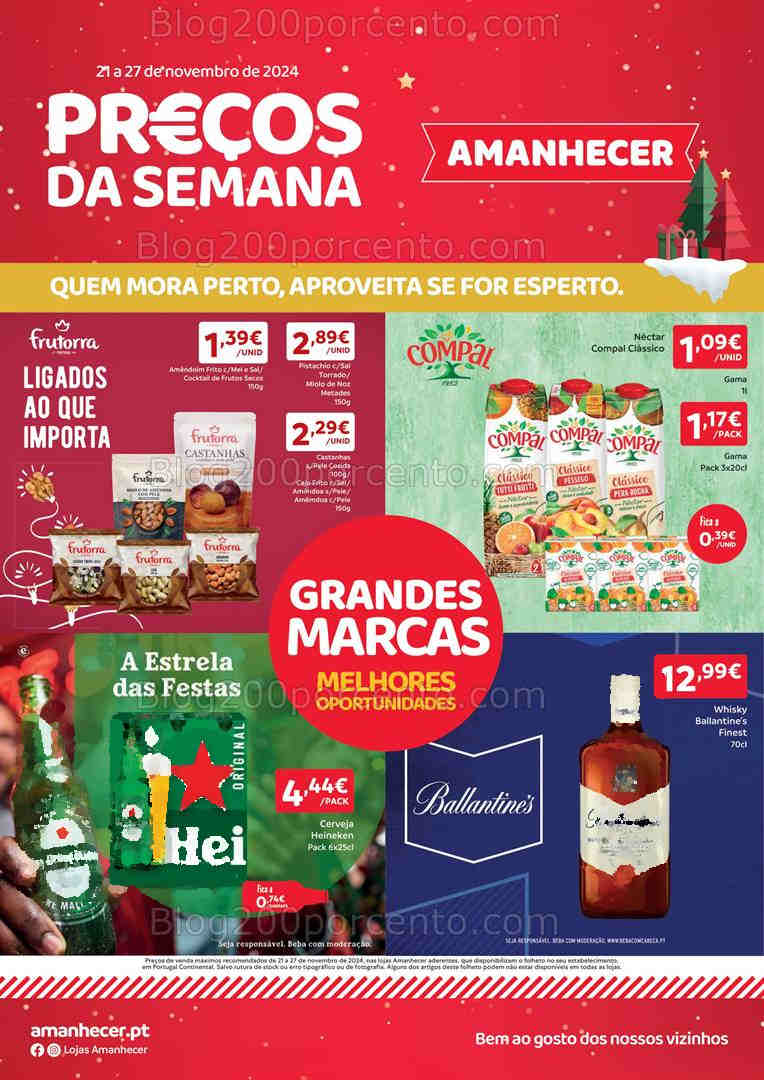 Antevisão Folheto AMANHECER Promoções de 21 a 27 novembro