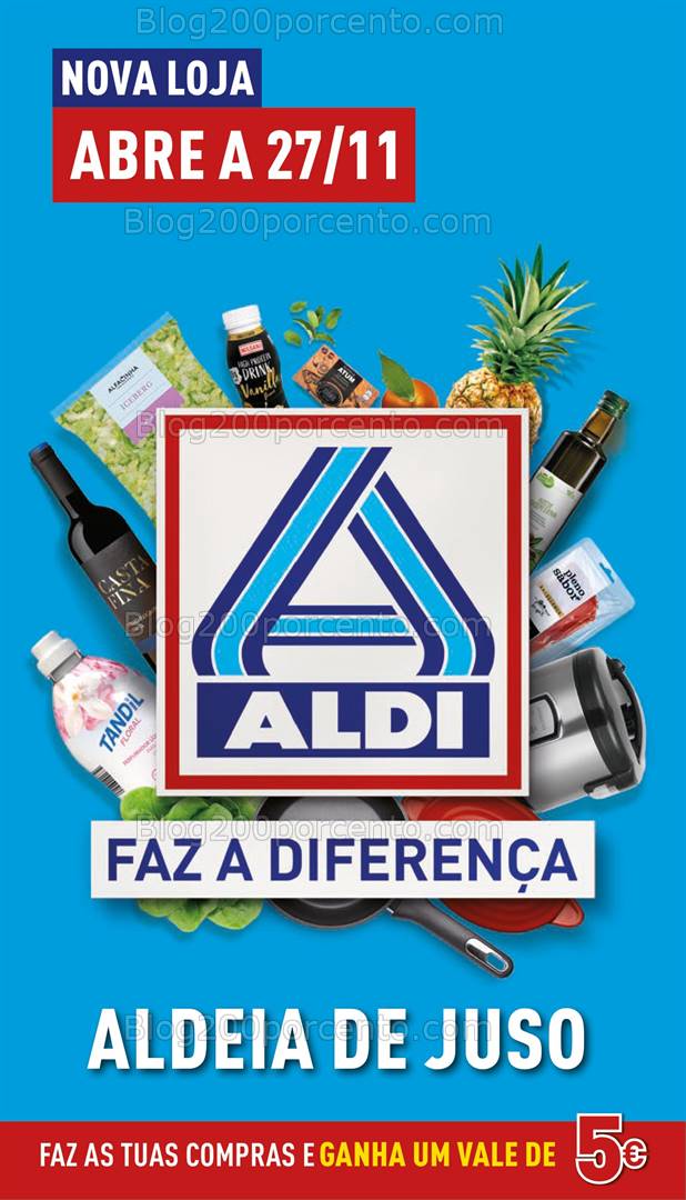 Antevisão Folheto ALDI Saldos de Abertura - 27 novembro a 3 dezembro