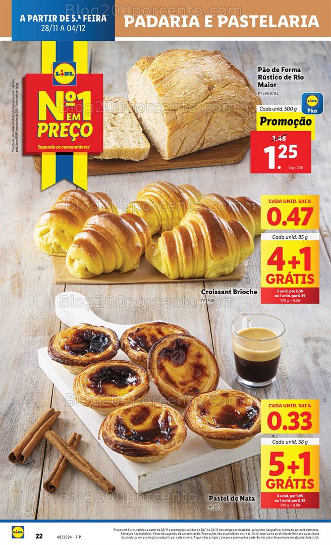 Antevisão Folheto LIDL Promoções de 28 novembro a 4 dezembro