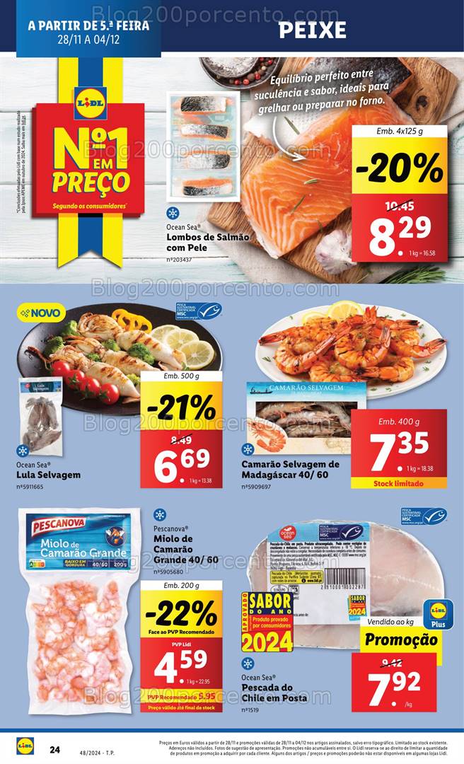 Antevisão Folheto LIDL Promoções de 28 novembro a 4 dezembro