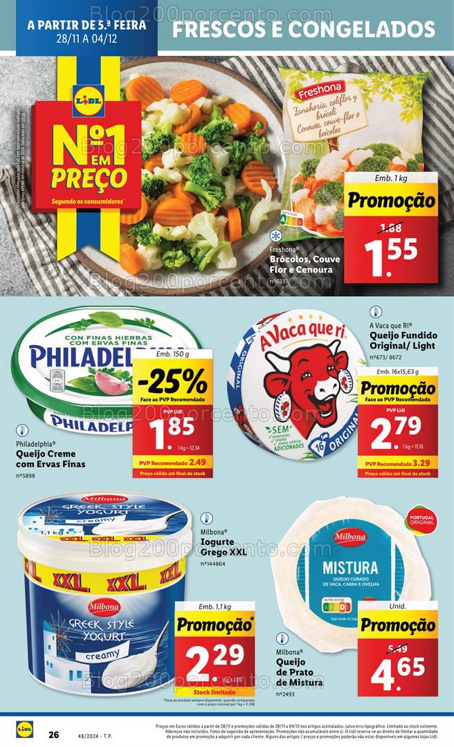 Antevisão Folheto LIDL Promoções de 28 novembro a 4 dezembro