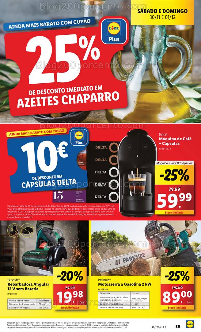 Antevisão Folheto LIDL Promoções Fim de Semana 30 novembro a 1 dezembro