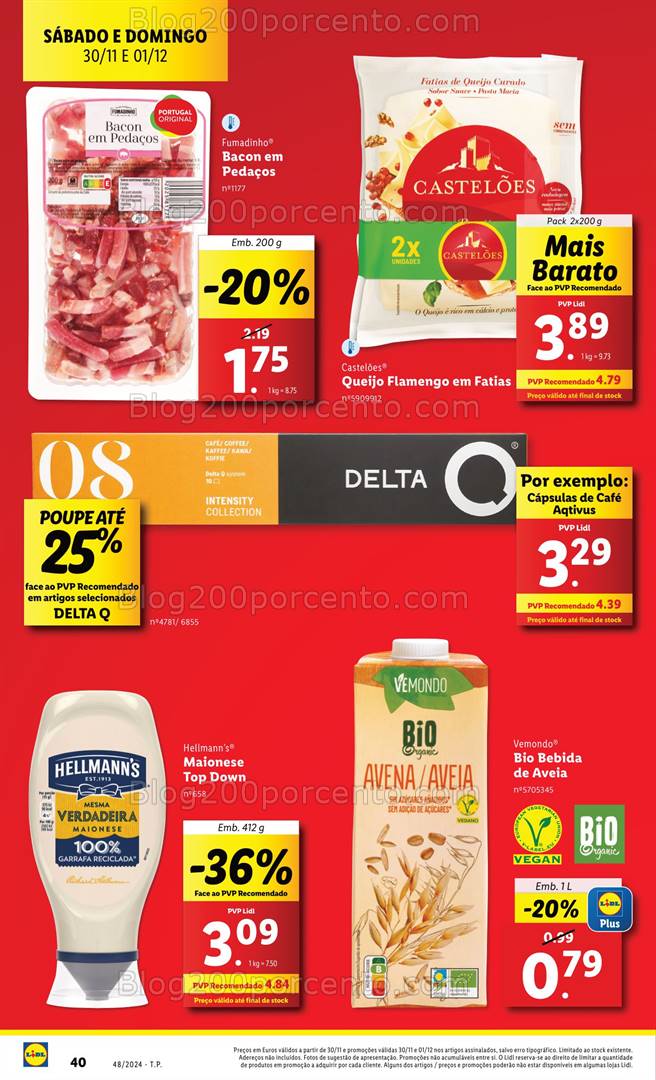 Antevisão Folheto LIDL Promoções de 28 novembro a 4 dezembro