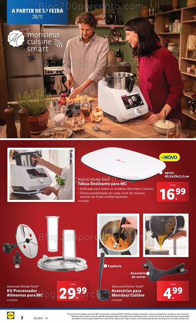 Antevisão Folheto LIDL Especial Cozinha Promoções de 28 novembro a 2 dezembro