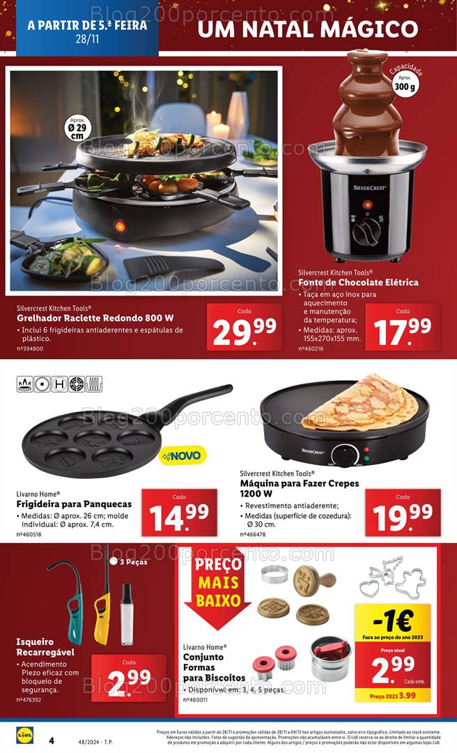 Antevisão Folheto LIDL Especial Cozinha Promoções de 28 novembro a 2 dezembro