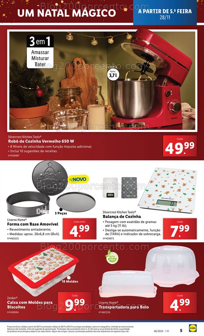 Antevisão Folheto LIDL Especial Cozinha Promoções de 28 novembro a 2 dezembro