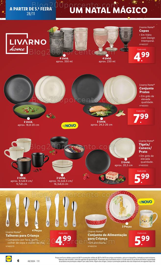 Antevisão Folheto LIDL Especial Cozinha Promoções de 28 novembro a 2 dezembro