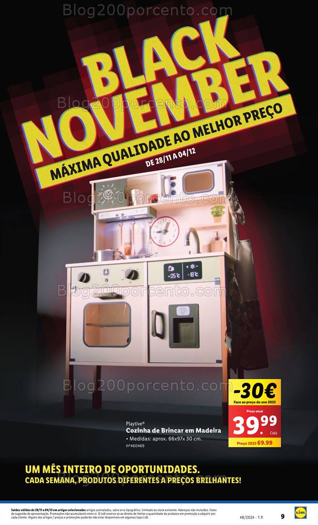 Antevisão Folheto LIDL Black Friday Promoções de 28 novembro a  2 dezembro