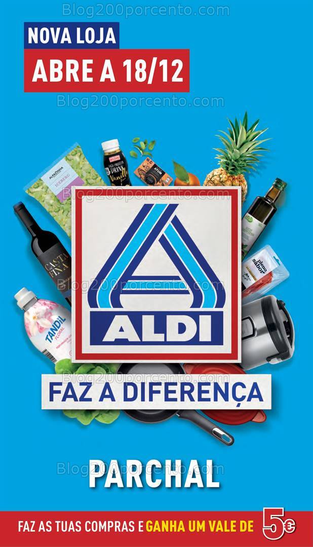 Antevisão Folheto ALDI Aberturas Promoções de 18 a 24 dezembro