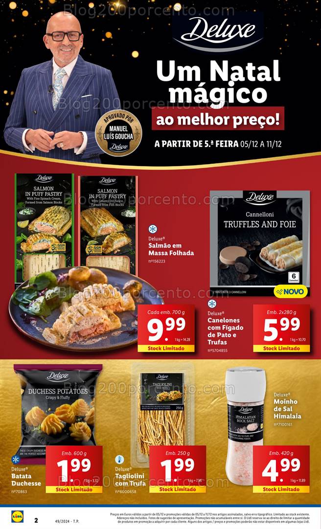 Antevisão Folheto LIDL Promoções de 5 a 11 dezembro