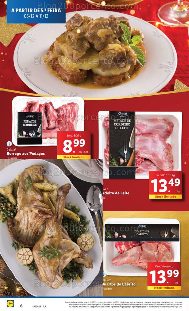 Antevisão Folheto LIDL Promoções de 5 a 11 dezembro