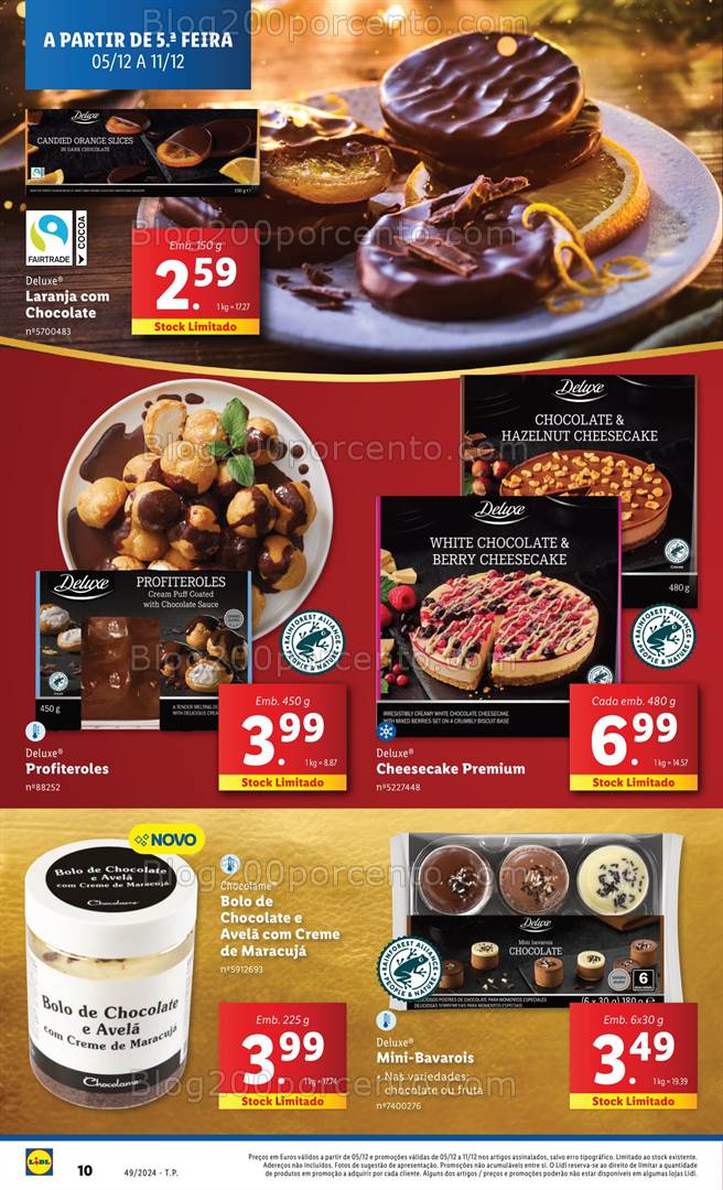 Antevisão Folheto LIDL Promoções de 5 a 11 dezembro