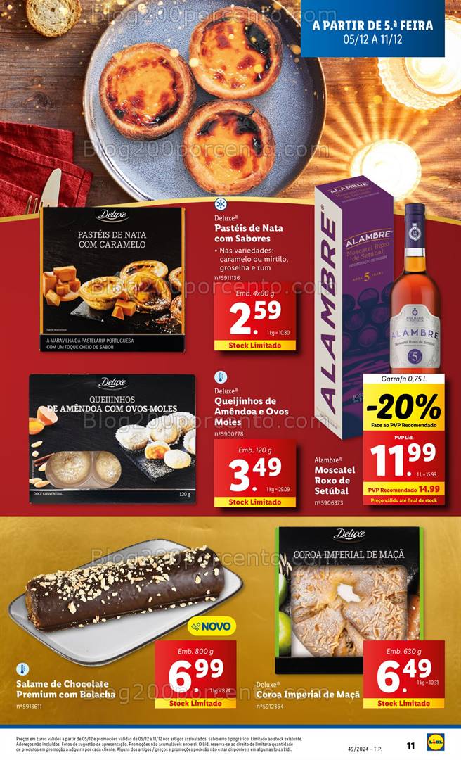 Antevisão Folheto LIDL Promoções de 5 a 11 dezembro