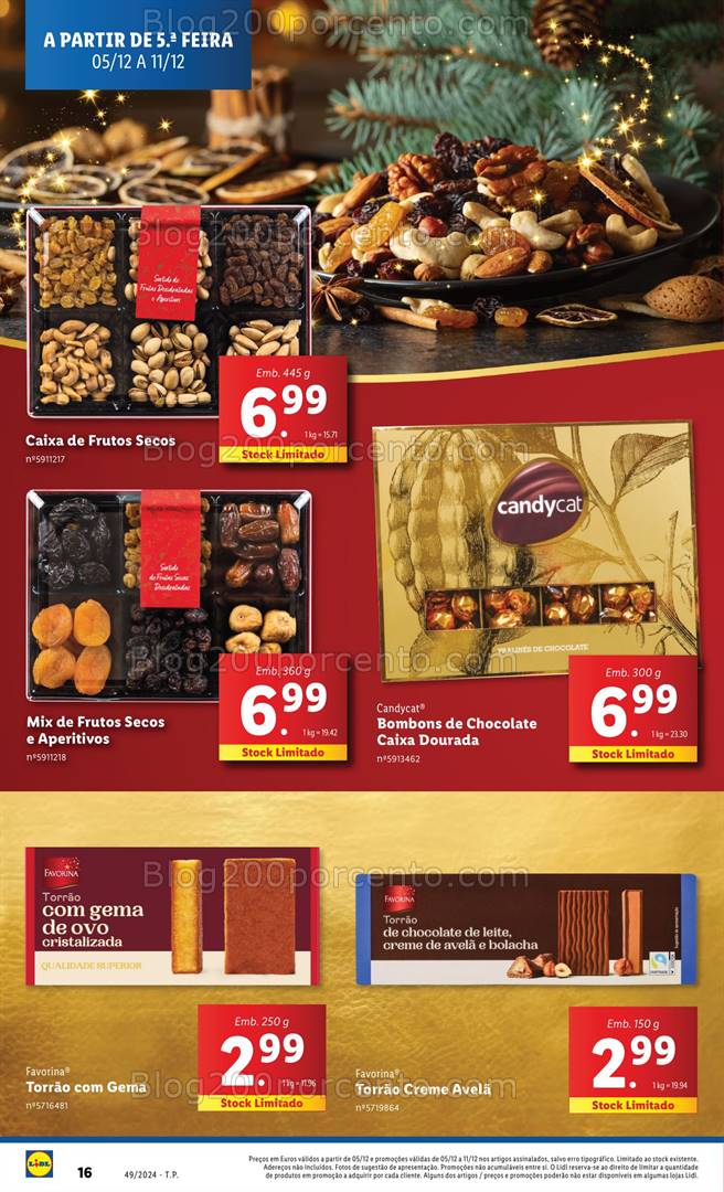 Antevisão Folheto LIDL Promoções de 5 a 11 dezembro