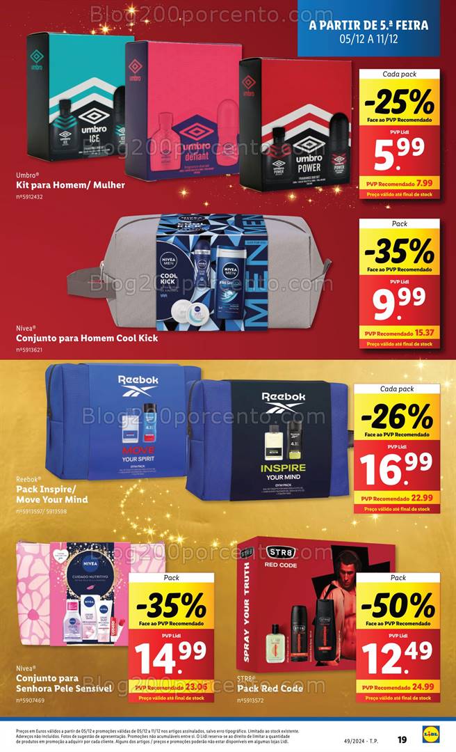 Antevisão Folheto LIDL Promoções de 5 a 11 dezembro