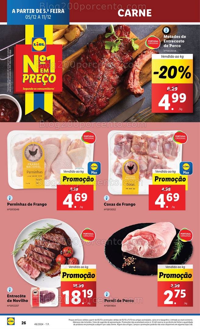 Antevisão Folheto LIDL Promoções de 5 a 11 dezembro