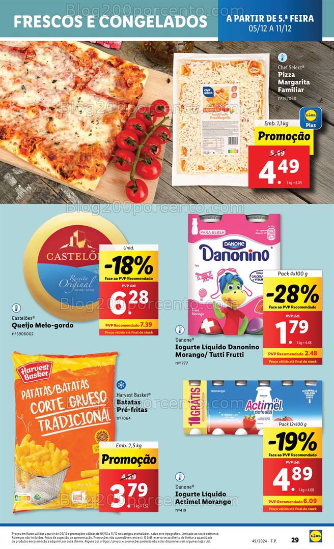 Antevisão Folheto LIDL Promoções de 5 a 11 dezembro