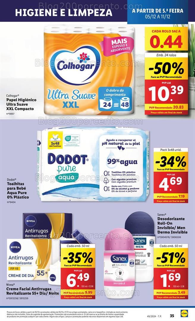 Antevisão Folheto LIDL Promoções de 5 a 11 dezembro