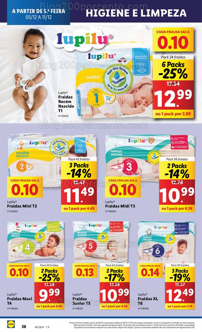 Antevisão Folheto LIDL Promoções de 5 a 11 dezembro